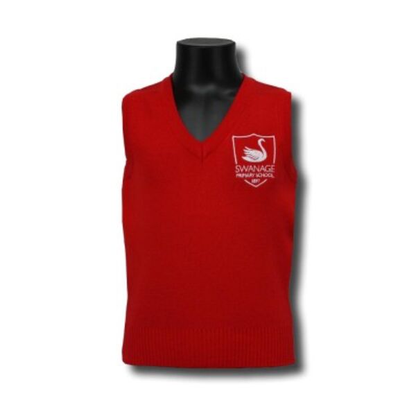 Swanage Primary School V-neck Slipover – Junior Thumbnail