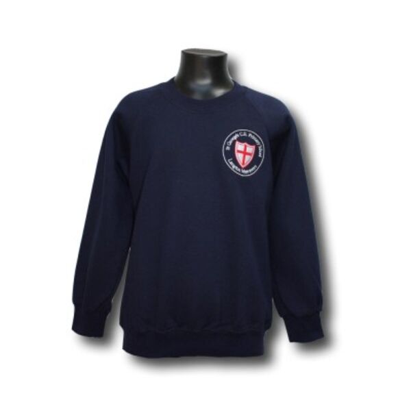 St George’s Primary School PE Sweatshirt – Cotton Rich Thumbnail