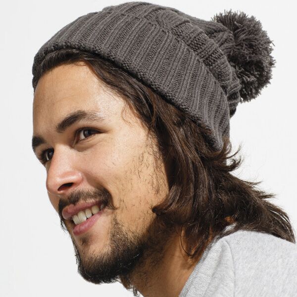 SOLS Barney Pom Pom Beanie Thumbnail