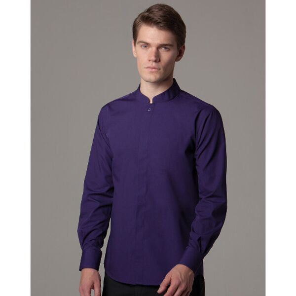 Kus. Kit L/S Poplin Mand. Sht Thumbnail