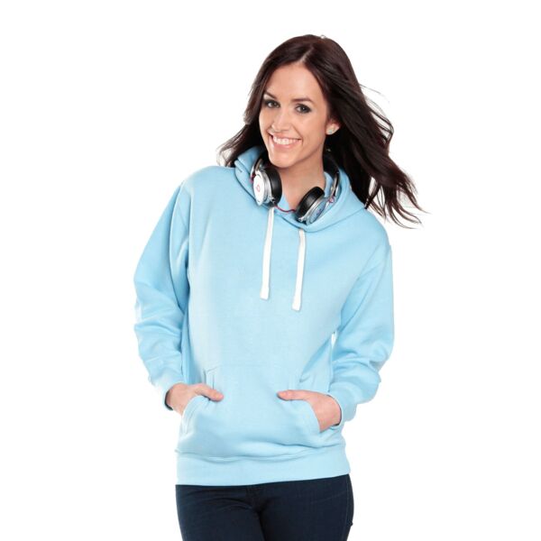 Premium Hoodie With Chuncky Flat Ecru Cords Thumbnail