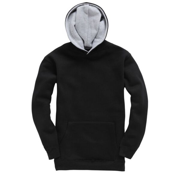 w73k - Premium kids contrast hoodie Thumbnail