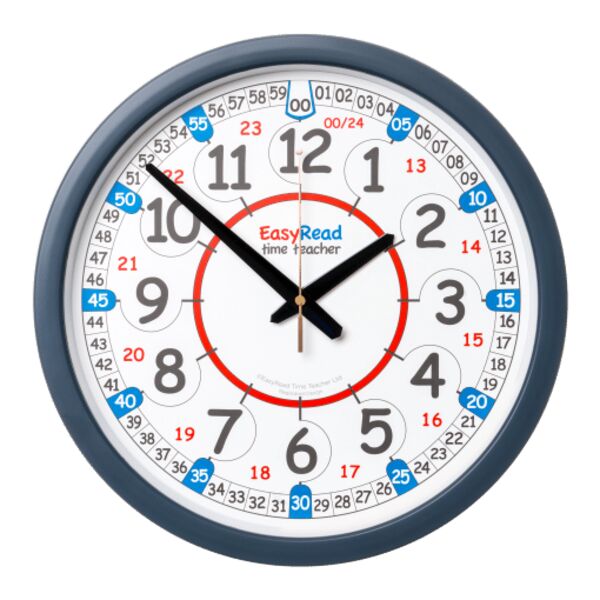 EasyRead Time Teacher 24 Hour Classroom Wall Clock Thumbnail